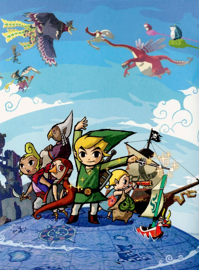 zelda wind waker gamecube arte