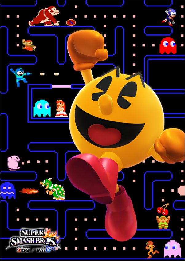 smash bros pacman